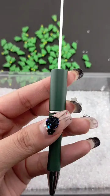 8*12MM Green Christmas Tree Resin Nail Charms For Making Fancy Pen Or Fancy Beads