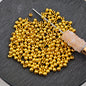 [KM1626]- 4mm Silver or Gold Metal Beads, Fit For Beadable Pens