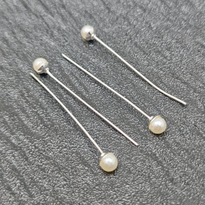 FS5130- 45mm Pin With Pearl Pin (Pin Body Length: 40mm)
