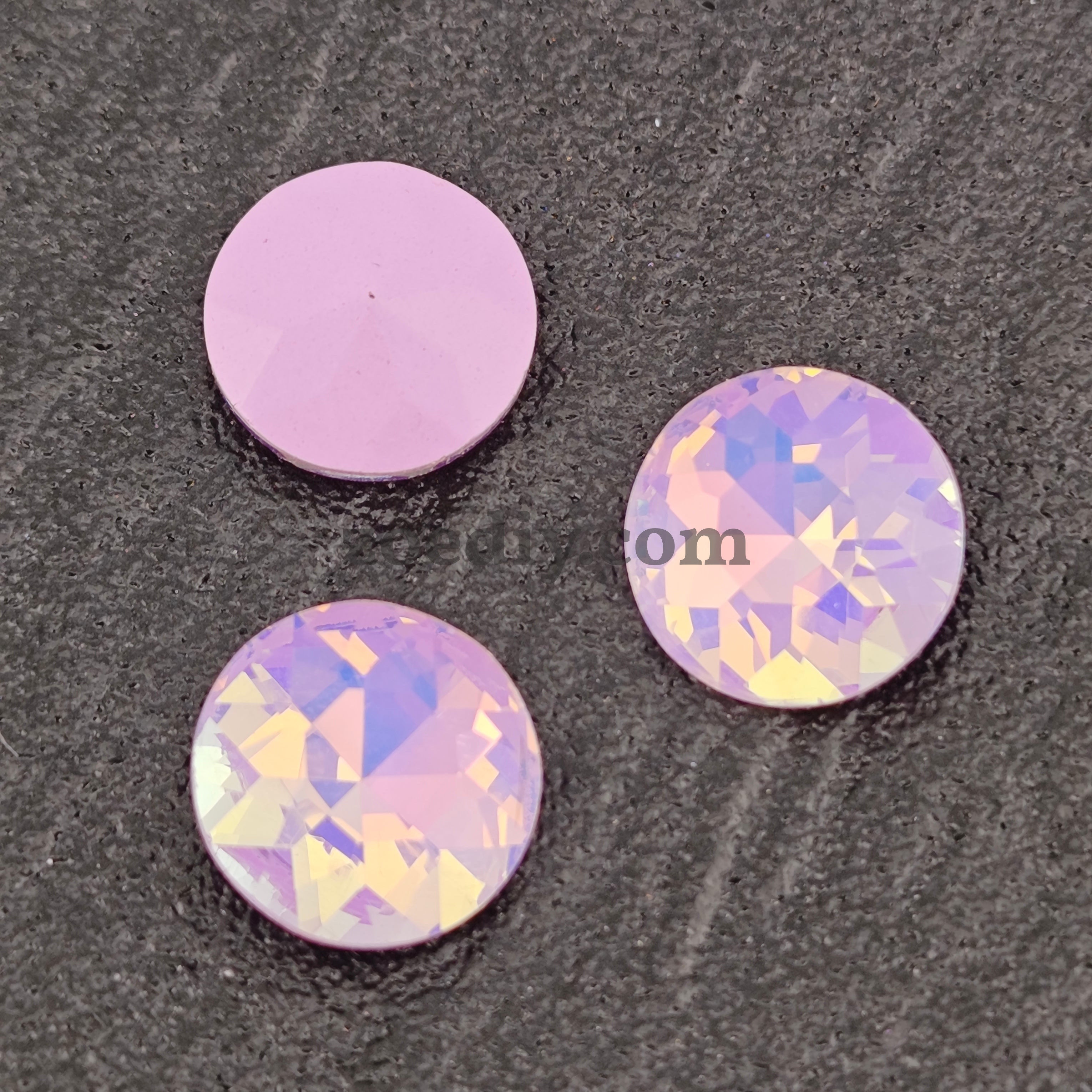 FS1610- 14mm Pointed Bottom Round Crystal Diamonds For Making fancy Beads